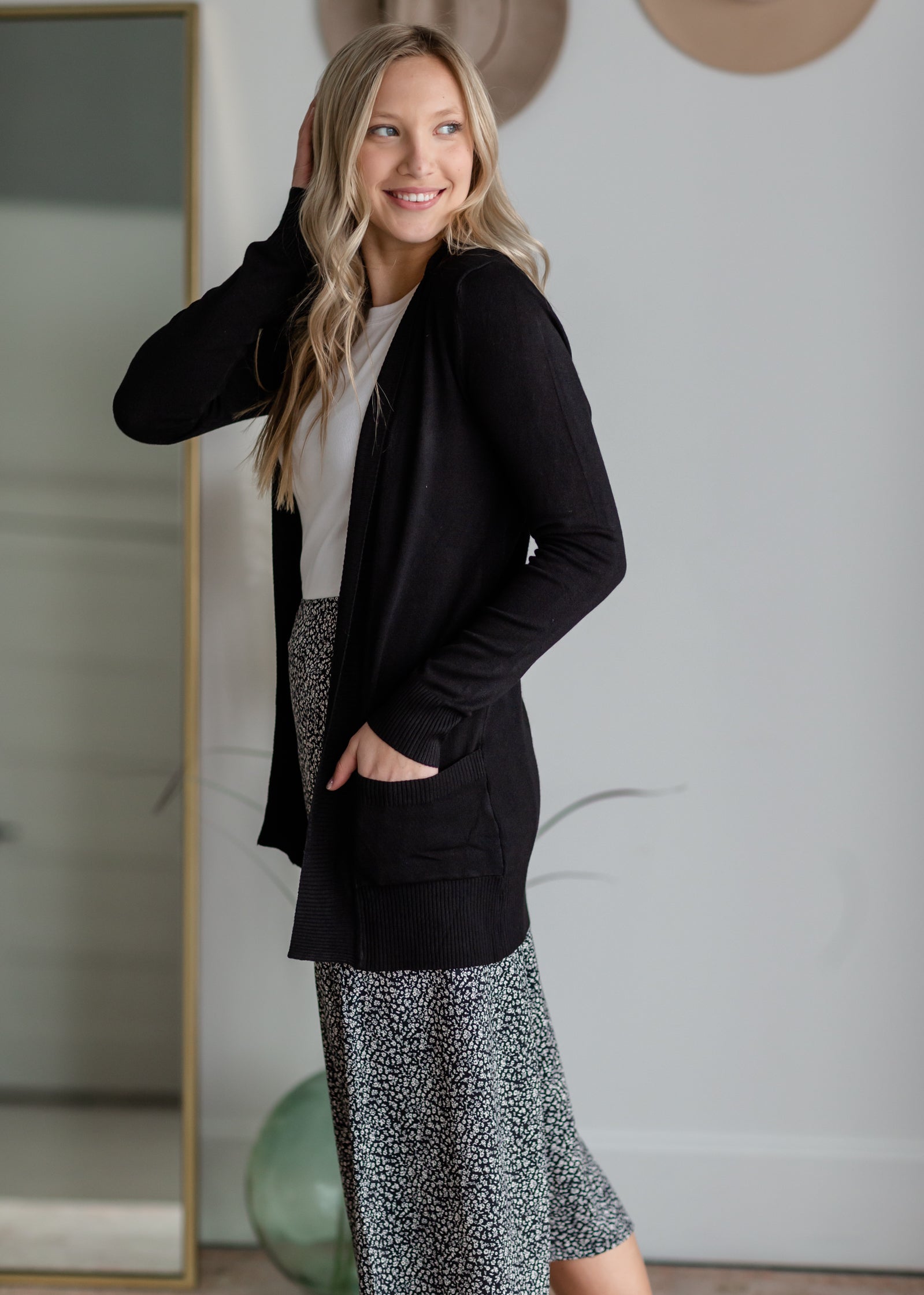 Open Front Ribbed Cardigan - FINAL SALE – Inherit Co.