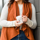 Open Front Vest - FINAL SALE Tops