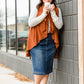 Open Front Vest - FINAL SALE Tops