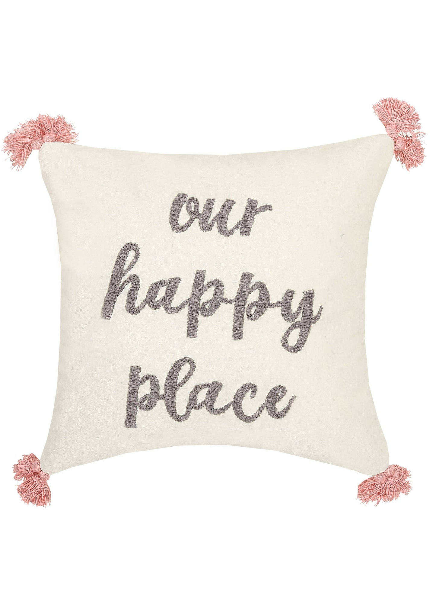 Our Happy Place Pillow - FINAL SALE Home & Lifestyle