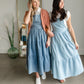 Overall Ruffled Maxi Dress Dresses Polagram & BaeVely