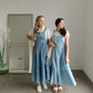 Overall Ruffled Maxi Dress Dresses Polagram & BaeVely