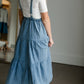 Overall Ruffled Maxi Dress Dresses Polagram & BaeVely