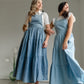 Overall Ruffled Maxi Dress Dresses Polagram & BaeVely