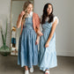 Overall Ruffled Maxi Dress Dresses Polagram & BaeVely