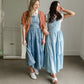 Overall Ruffled Maxi Dress Dresses Polagram & BaeVely