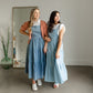 Overall Ruffled Maxi Dress Dresses Polagram & BaeVely