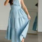 Overall Ruffled Maxi Dress Dresses Polagram & BaeVely