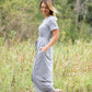 Overlap Solid Skirt Dress - FINAL SALE Dresses