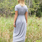Overlap Solid Skirt Dress - FINAL SALE Dresses