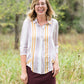 Oversize Stripe Blouse - FINAL SALE Tops