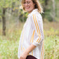 Oversize Stripe Blouse - FINAL SALE Tops