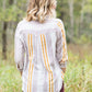 Oversize Stripe Blouse - FINAL SALE Tops