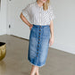 Oversized Button Up Striped Blouse - FINAL SALE Tops