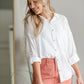 Oversized Cotton Button Down Shirt Shirt Be Cool