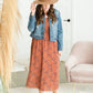 Oversized  Distressed Denim Jacket - FINAL SALE Tops