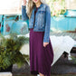 Oversized  Distressed Denim Jacket - FINAL SALE Tops
