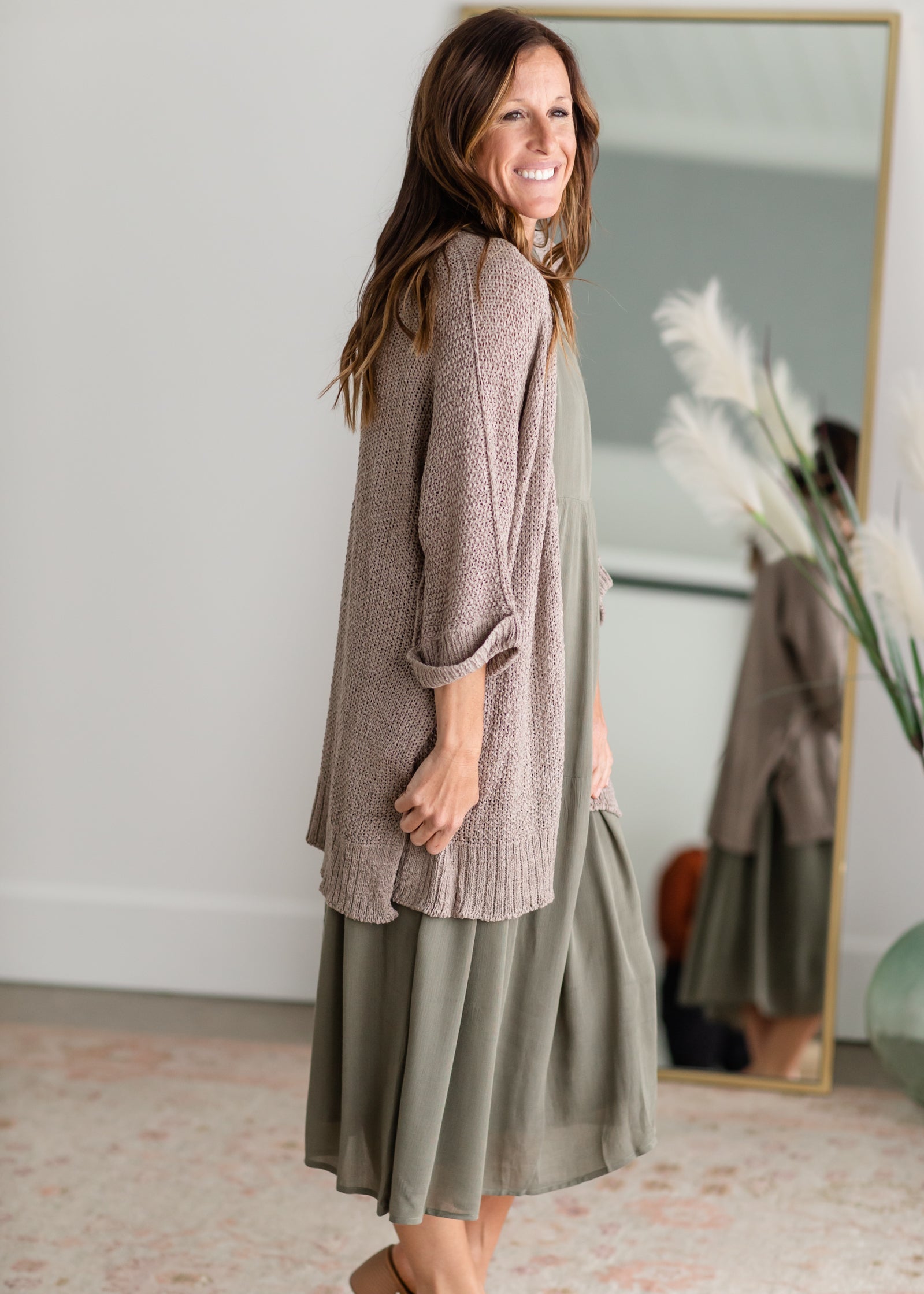Oversized Mocha Cardigan Shirt Wishlist