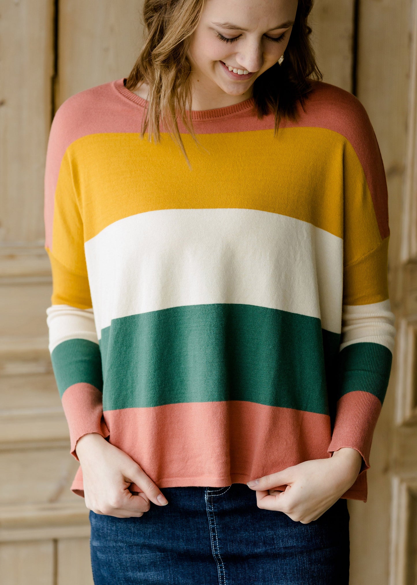 Oversized Striped Soft Sweater - FINAL SALE Layering Essentials