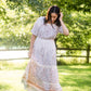 Paisley Print Square Neck Maxi Dress Dresses Polagram + BaeVely