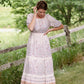 Paisley Print Square Neck Maxi Dress - FINAL SALE Dresses