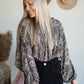 Paisley Print Surplice Puff Sleeve Top Tops Hayden