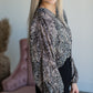 Paisley Print Surplice Puff Sleeve Top Tops Hayden