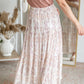 Paisley Print Tiered Skirt Skirts Les Amis
