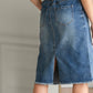 Paperbag Denim Midi Skirt Skirts Hayden