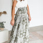 Patchwork Print Maxi Skirt Skirts