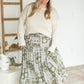 Patchwork Print Maxi Skirt Skirts