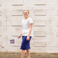 Women's Red White and Blue Modest Top 