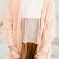 Modest Girls Blush and Pearl Accent Cardigan