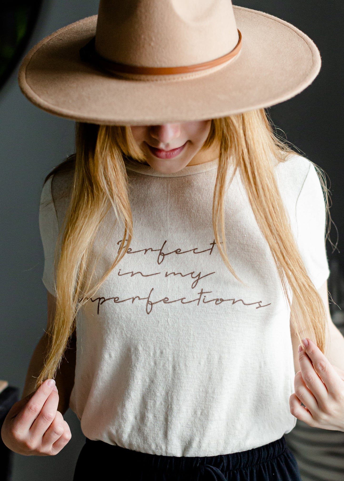 Perfect in my Imperfections Graphic Tee - FINAL SALE Tops