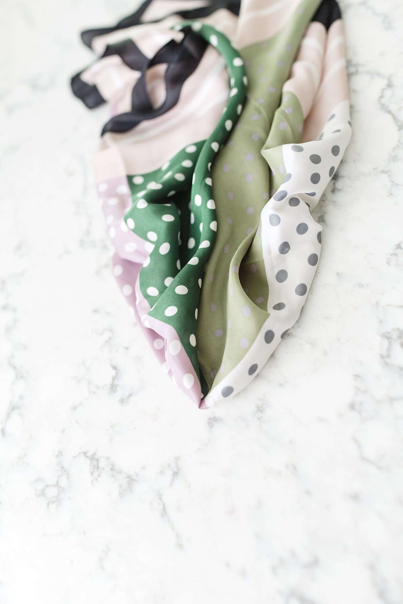 Perfect Pattern Scarf Accessories Green
