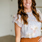 Periwinkle Yoke Blouse Top Polagram