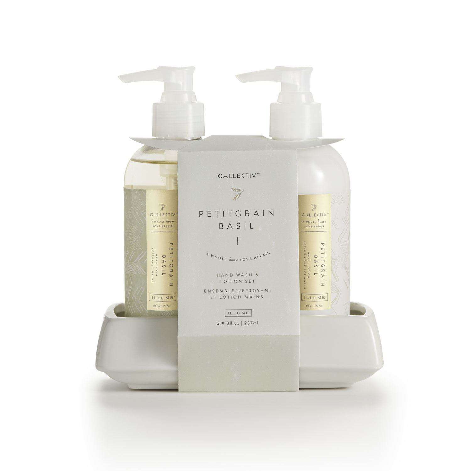 Petitgrain Basil Handwash + Lotion Set Home & Lifestyle