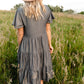 Peyton Pine Tiered Midi Dress - FINAL SALE Dresses