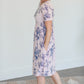 Pink & Blue Floral Midi Dress Dresses Chris & Carol