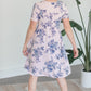 Pink & Blue Floral Midi Dress Dresses Chris & Carol