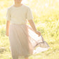 Pink Ombre Tulle Midi Skirt Skirts