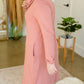 Pink Turtleneck Pocket Midi Dress - FINAL SALE Dresses