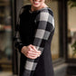 Plaid Fleece Knit Midi Dress - FINAL SALE Dresses