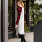 Plaid Fleece Knit Midi Dress - FINAL SALE Dresses