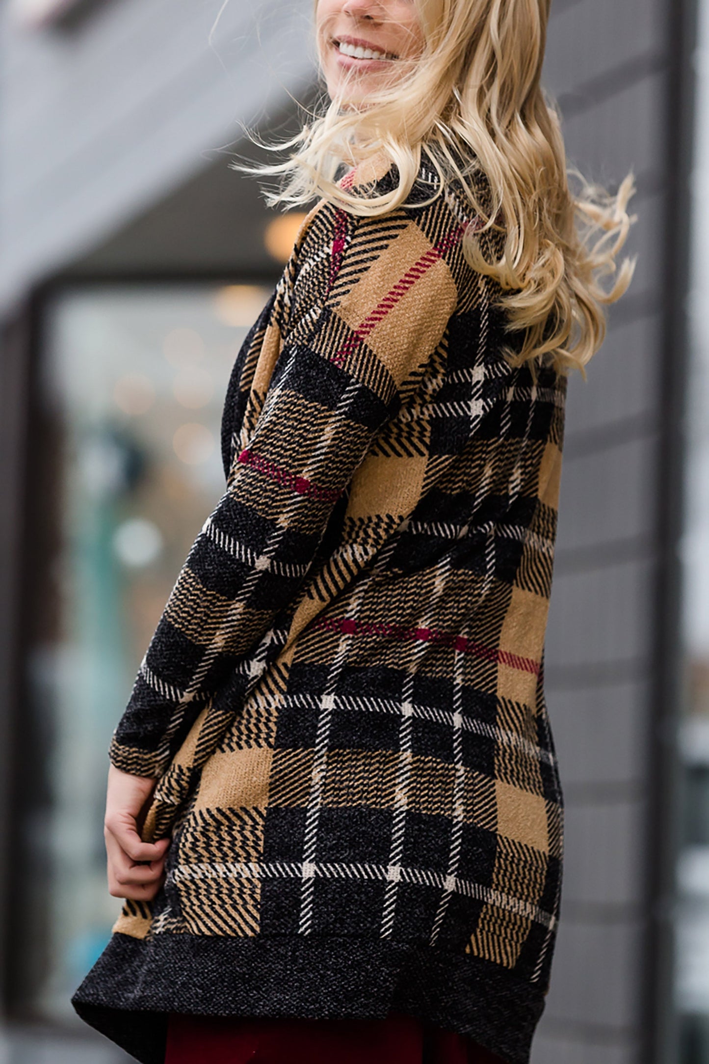 Plaid Open Front Cardigan - FINAL SALE Layering Essentials