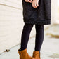 Modest girls and conservative teens red buffalo plaid sweatshirt dress