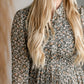 Pleated Midi Dress With Balloon Sleeves Dresses Hayden