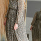 Pleated Midi Dress With Balloon Sleeves Dresses Hayden