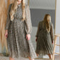 Pleated Midi Dress With Balloon Sleeves Dresses Hayden