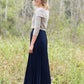 Pleated Poise Maxi Skirt Skirts